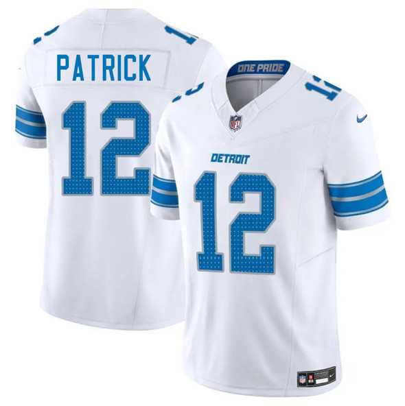 Men & Women & Youth Detroit Lions #12 Tim Patrick White 2025 F.U.S.E. Vapor Limited Stitched Jersey->detroit lions->NFL Jersey